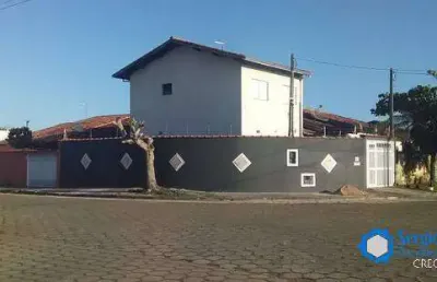 Sobrado na praia 600m do mar! 3 quartos - balneario tupy itanhaém/sp