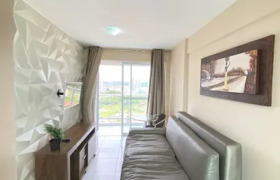 Aportamento  mobiliado andar alto super ventilado vista livre