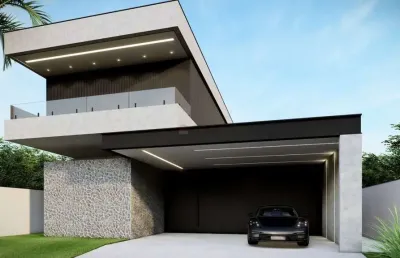 Casa em condomínio à venda no alphaville castelo  - sorocaba/sp