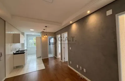 Apartamento para locação em sorocaba-sp, jardim gutierres: 2 quartos, 1 suíte, 1 sala, 1 banheiro, 1 vaga na garagem, 52m².