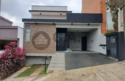 Aluguel de casa em condomínio de luxo em wanel ville v, sorocaba-sp: 3 quartos, 141,18m², 2 vagas de garagem