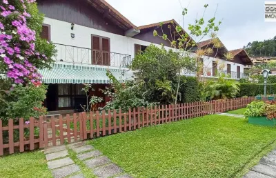 Casa em condomínio fechado com 3 quartos à venda no bom retiro, teresópolis , 120 m2 por r$ 470.000
