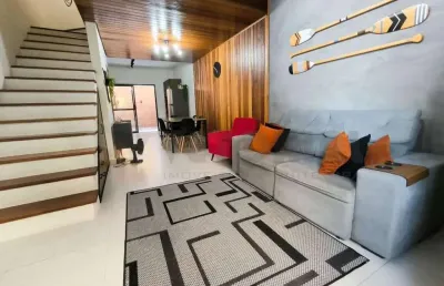 Casa em condomínio fechado com 2 quartos à venda na Rua Antônio Carlos Quental Simas, 12, Pontal de Santa Marina, Caraguatatuba