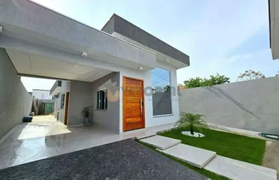 Casa com 3 dormitórios à venda, 130 m² - jardim tarumãs - caraguatatuba/sp