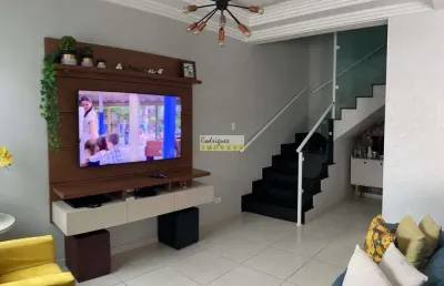 Sobrado de condomínio com 2 dorms, vila voturua, são vicente - r$ 435 mil, cod: 4047
