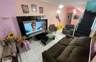 Sobrado com 3 dormitórios à venda, 160 m² por r$ 595.000,00 - jardim bela vista - guarulhos/sp