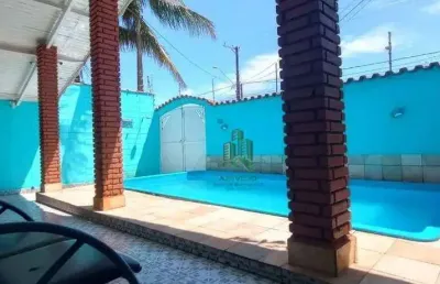 Casa com 4 dormitórios à venda, 250 m² por r$ 450.000,00 - bopiranga - itanhaém/sp