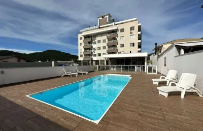 Cobertura na praia de fora - palhoça/sc (inteiramente mobiliado)