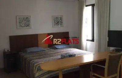 Flat com 1 quarto para alugar na Avenida Jamaris, 101, Moema, São Paulo