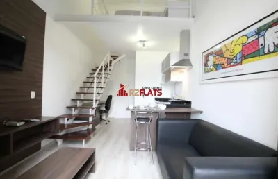 Flat com 1 quarto para alugar na Rua Flórida, 1790, Brooklin, São Paulo