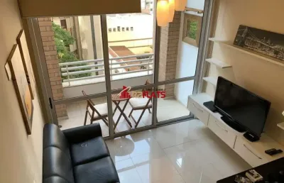 Flat com 1 quarto para alugar na Rua Flórida, 1790, Brooklin, São Paulo