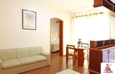 Flat com 1 quarto à venda na Rua Araguari, 711, Indianópolis, São Paulo