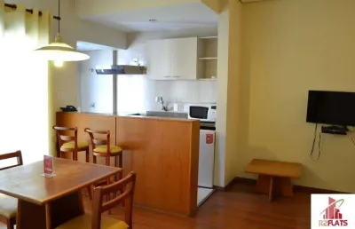 Flat com 1 quarto à venda na Rua Araguari, 711, Indianópolis, São Paulo