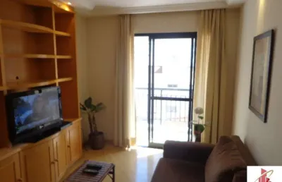 Flat com 1 quarto à venda na Avenida Miruna, 320, Moema, São Paulo