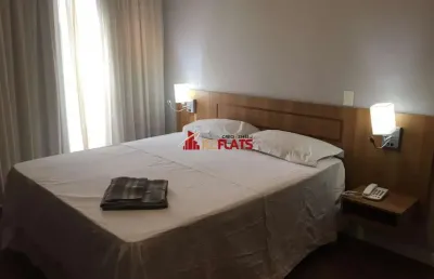 Flat com 1 quarto para alugar na Avenida Sabiá, 825, Moema, São Paulo