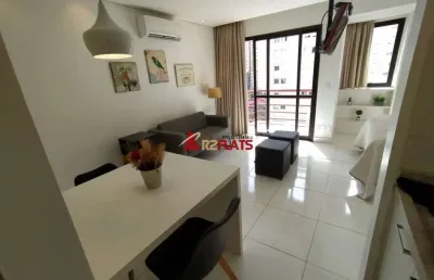 Flat com 1 quarto para alugar na Alameda Jauaperi, 1083, Moema, São Paulo