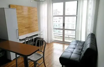 Flat com 1 quarto para alugar na Avenida Rouxinol, 77, Moema, São Paulo