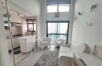 Flat com 1 quarto para alugar na Avenida Ibijaú, 355, Moema, São Paulo