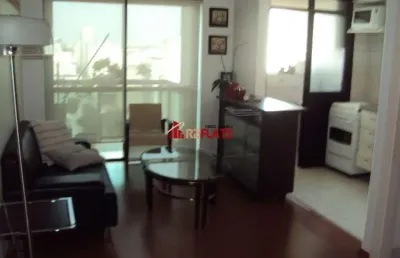 Flat com 1 quarto para alugar na Avenida Ibijaú, 355, Moema, São Paulo