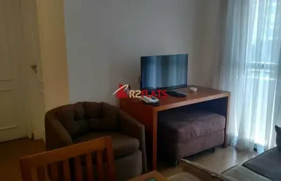 Flat com 2 quartos para alugar na Rua Sansão Alves dos Santos, 373, Brooklin, São Paulo