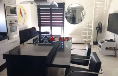 Flat com 1 quarto à venda na Avenida Moema, 177, Moema, São Paulo