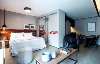 Flat com 1 quarto para alugar na Rua Guararapes, 1889, Brooklin, São Paulo