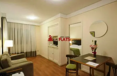 Flat com 1 quarto para alugar na Rua Guararapes, 1889, Brooklin, São Paulo