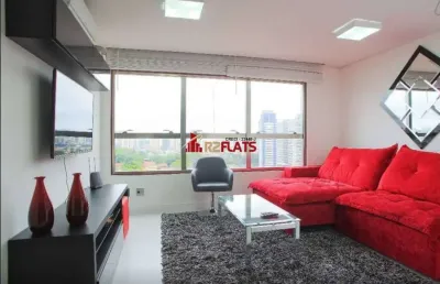 Flat com 2 quartos para alugar na Rua Joaquim Guarani, 485, Brooklin, São Paulo