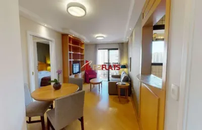 Flat com 1 quarto para alugar na Avenida Miruna, 320, Moema, São Paulo