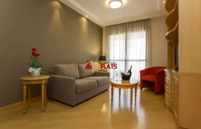 Flat com 1 quarto para alugar na Avenida Miruna, 320, Moema, São Paulo