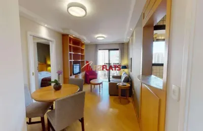 Flat com 1 quarto para alugar na Avenida Miruna, 320, Moema, São Paulo