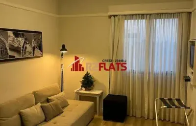 Flat com 1 quarto para alugar na Alameda Lorena, 521, Jardim Paulista, São Paulo