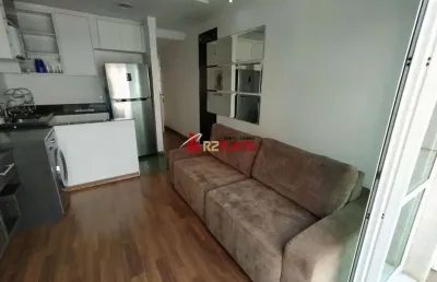 Flat com 1 quarto à venda na Avenida Rouxinol, 77, Moema, São Paulo