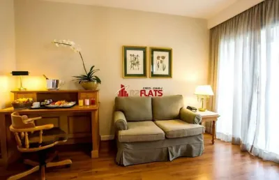 Flat com 1 quarto à venda na Avenida Jandira, 501, Moema, São Paulo