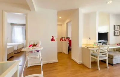 Flat com 1 quarto à venda na Avenida Lavandisca, 365, Moema, São Paulo