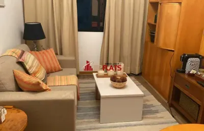 Flat com 1 quarto para alugar na Avenida Macuco, 595, Moema, São Paulo