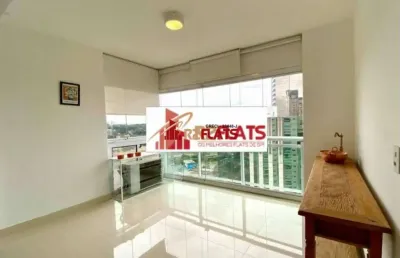 Flat com 2 quartos para alugar na Rua Kansas, 1700, Brooklin, São Paulo