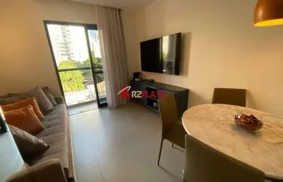 Flat com 1 quarto à venda na Avenida Lavandisca, 365, Moema, São Paulo