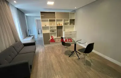 Flat com 1 quarto para alugar na Avenida Portugal, 1278, Brooklin, São Paulo