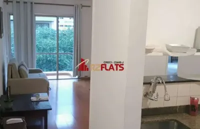 Flat com 2 quartos para alugar na Rua Batataes, 558, Jardim Paulista, São Paulo