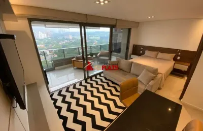Flat com 1 quarto para alugar na Avenida Eusébio Matoso, 218, Itaim Bibi, São Paulo