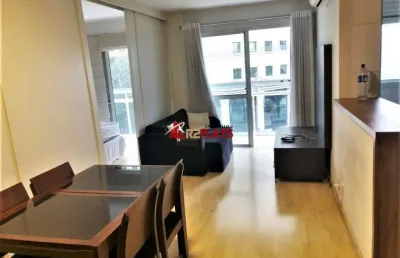 Flat com 1 quarto para alugar na Rua Juquis, 391, Moema, São Paulo