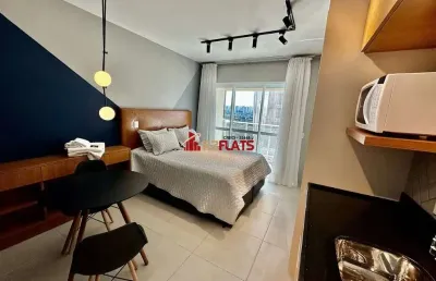 Flat com 1 quarto para alugar na Avenida Ibirapuera, 1891, Moema, São Paulo