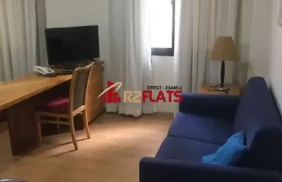 Flat com 1 quarto para alugar na Avenida Jamaris, 151, Moema, São Paulo