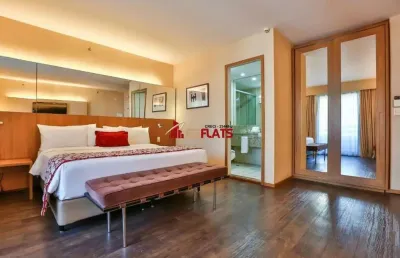 Flat com ótimo preço no bairro itaim bibi. confira! ótimos remdimentos!