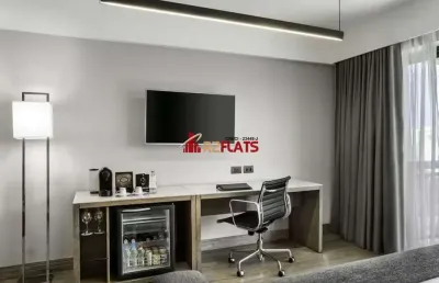Flat com 1 quarto à venda na Avenida Ibirapuera, 2534, Moema, São Paulo