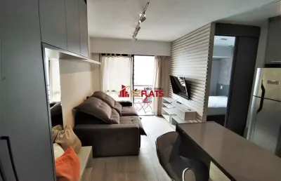 Flat com 1 quarto para alugar na Alameda Jauaperi, 1083, Moema, São Paulo