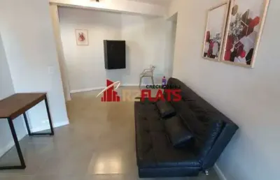 Flat com 1 quarto para alugar na Avenida Miruna, 399, Moema, São Paulo