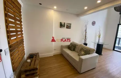 Flat com 1 quarto à venda na Avenida Moema, 177, Moema, São Paulo