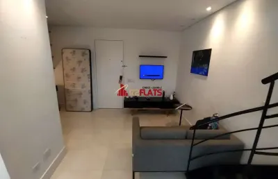 Flat com 1 quarto para alugar na Avenida Moema, 177, Moema, São Paulo